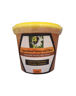 Creamed Honey with Plum