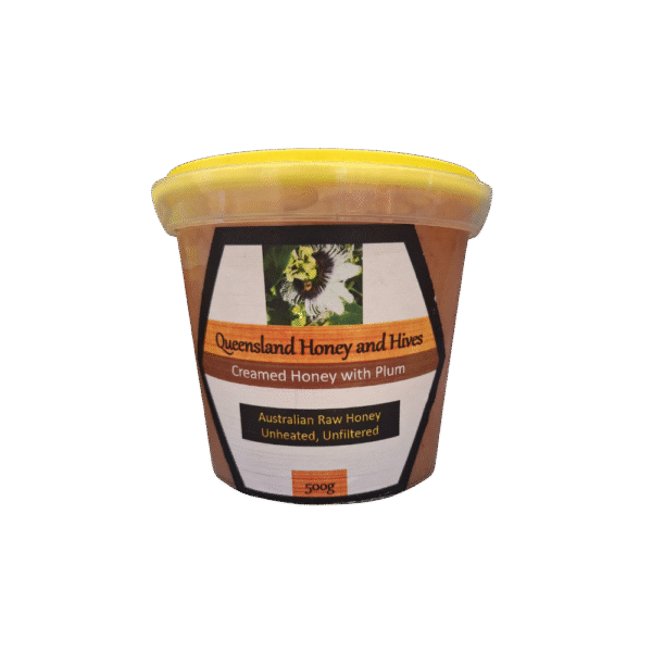 Creamed Honey with Plum