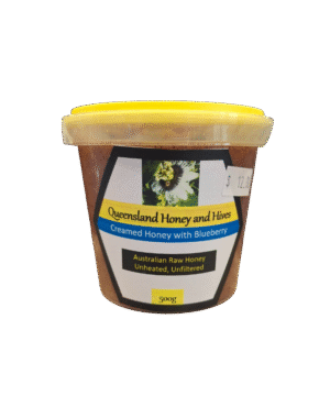 Creamed Honey with Blueberry