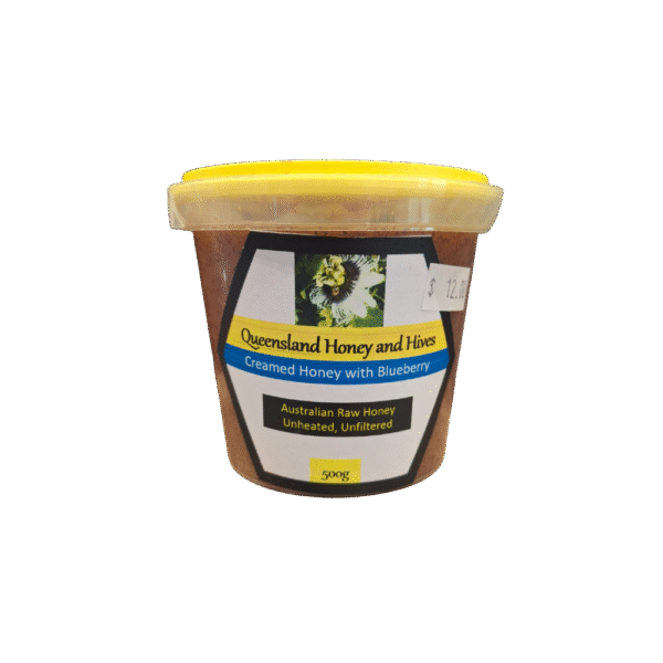Creamed Honey with Blueberry
