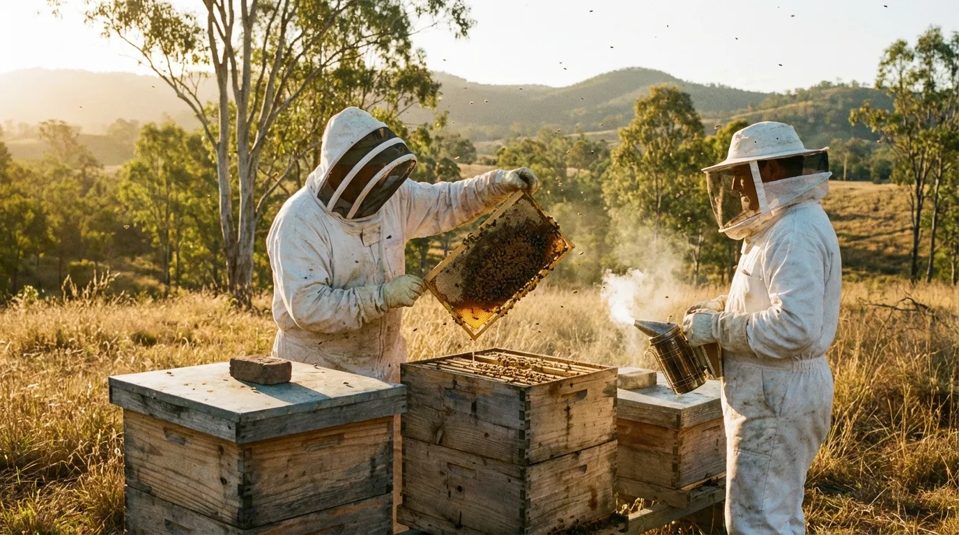 Australian beekeeping and beeswax