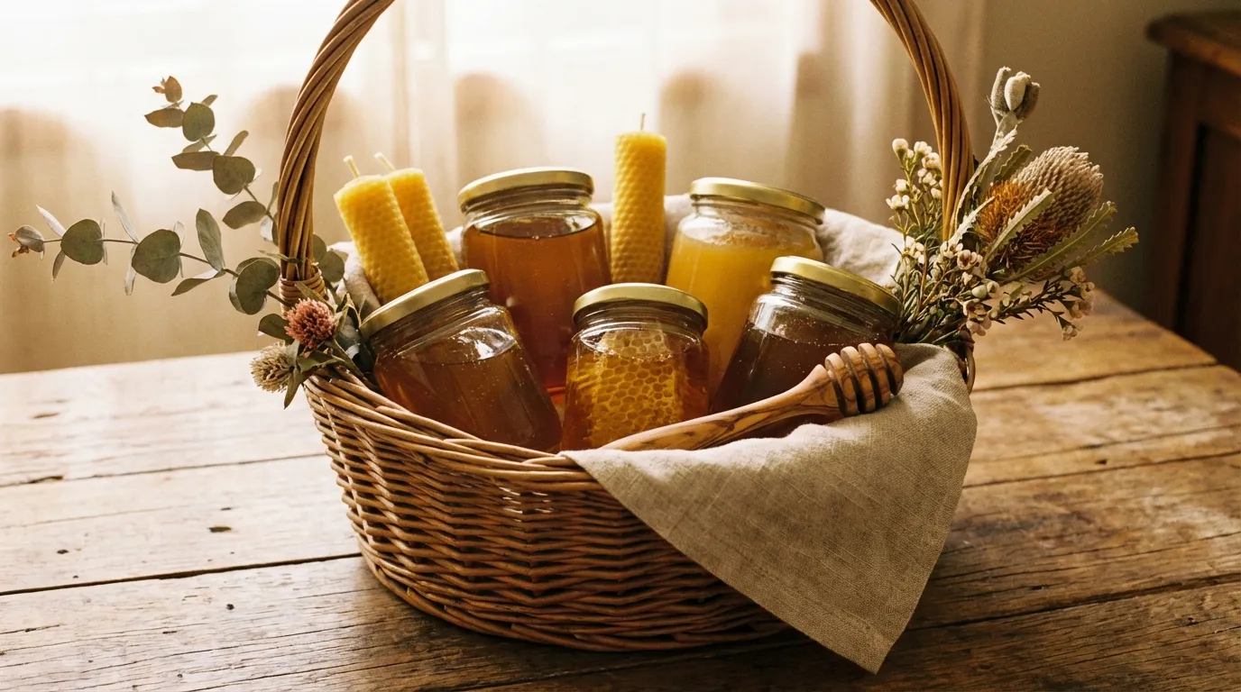 Local honey gift hamper