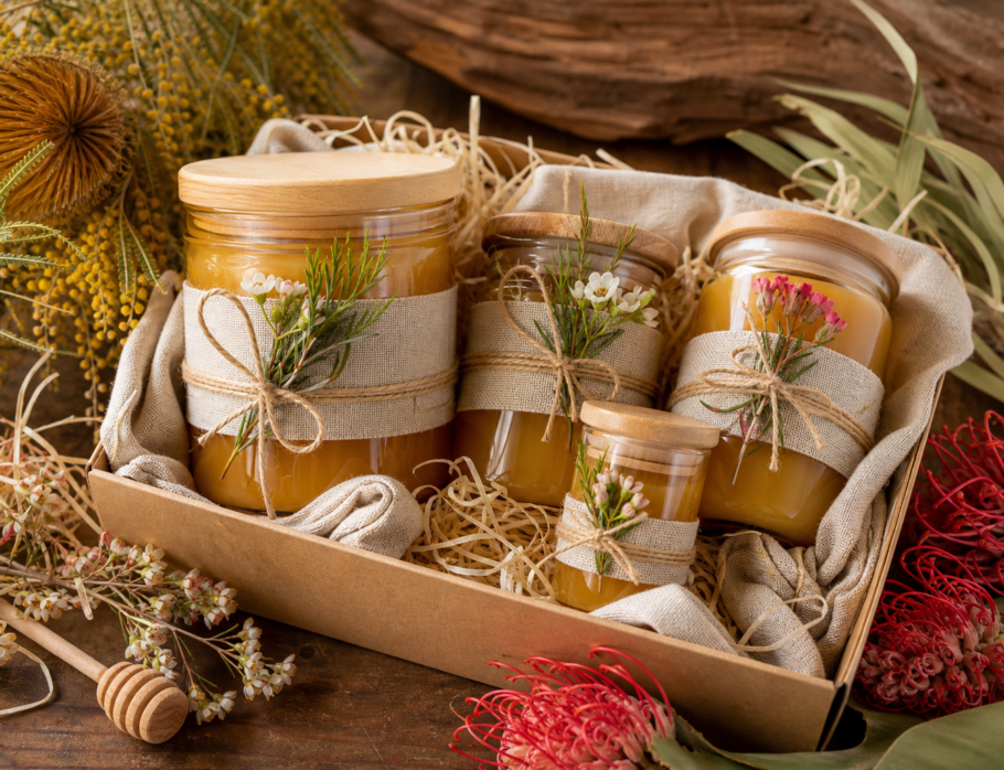 Honey gift packs Australia - Queensland raw honey gift set with native wildflowers
